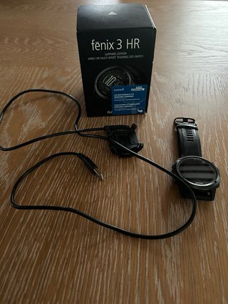 Reloj Garmin Fenix 3 HR Sapphire Edition Negro