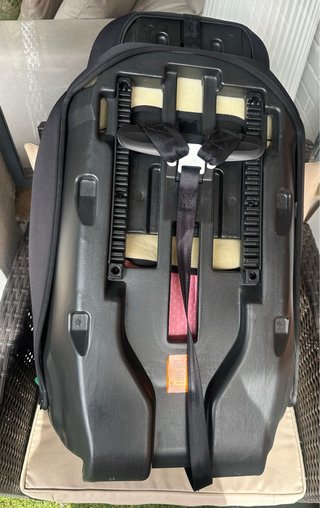 Silla coche KIDIZ rosa y negra