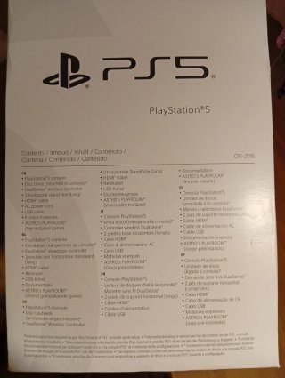 PS5 Slim Lector 1TB/Nueva y Precintada