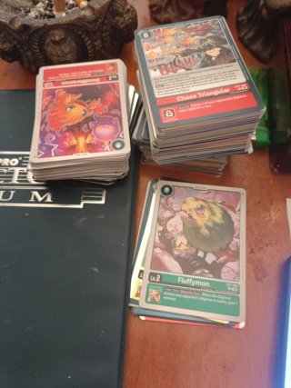 Lote 400 cartas Digimon