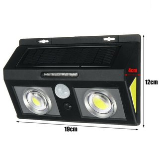 Luz de pared con energía solar y sensor
