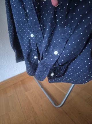 Camisa niño H&M puntos nueva talla 6-7- 122cm