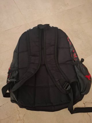 Mochila motero calavera bandera americana