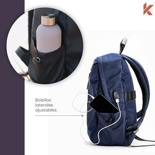 Mochila Kpital Azul Robusta Ligera Versátil