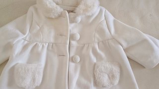 Abrigo blanco Mayoral 1-2 meses