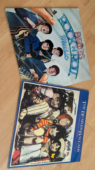 Vinilos The Beatles Rock 'n' Roll y ballads. Lote