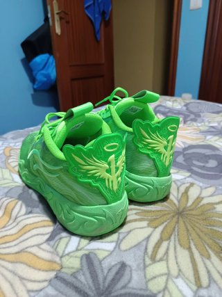 Puma MELO MB.04 Basket Verde Multicolor