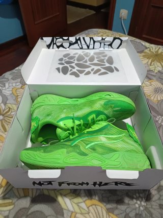 Puma MELO MB.04 Basket Verde Multicolor