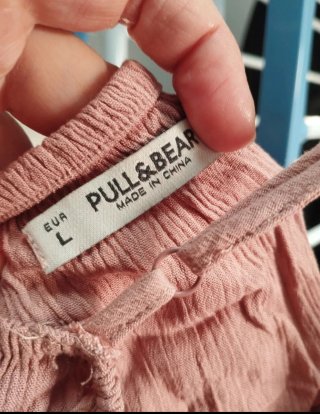Shorts vaqueros y top rosa palo