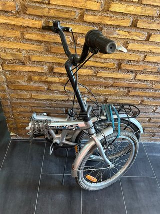 Bicicleta Plegable Plata