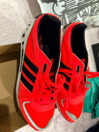 Zapatillas Adidas Hombre Rojas y Negras