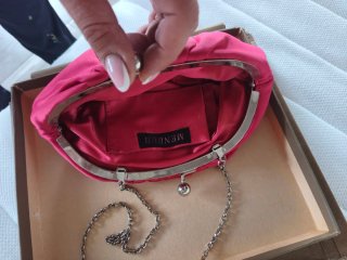 Conjunto bolso y zapatos fiesta MENBUR fucsia