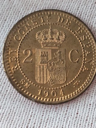 2 céntimos 1904 (*04) Alfonso XIII, SM. V.,   S/C