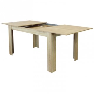 Tavolo Pranzo Allungabile 140/190cm Marrone Chiaro