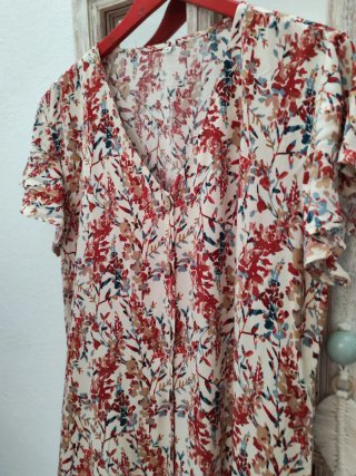 Vestido estampado floral
