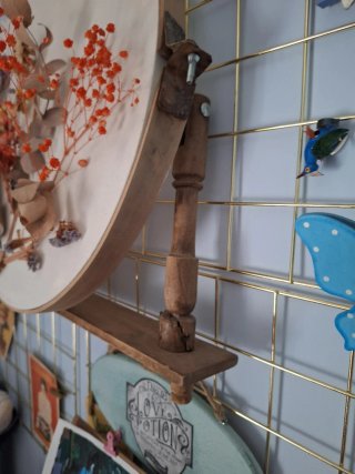 Bastidor de bordado antiguo