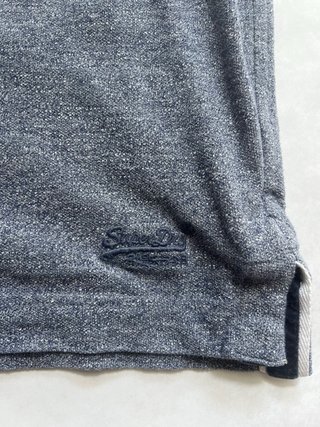 Superdry Polo Vintage Retro Talla S Gris Classic