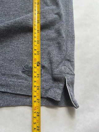 Superdry Polo Vintage Retro Talla S Gris Classic