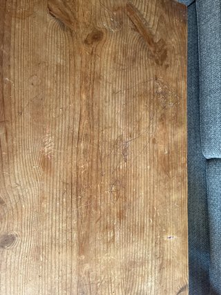 Mesa de centro Ikea madera y metal