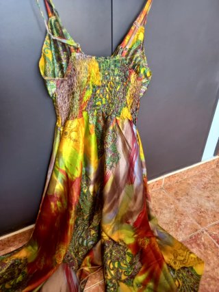 Vestido estampado multicolor