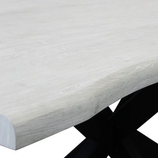 Tavolo da Pranzo 160x90cm Moderno Gambe Metallo