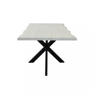 Tavolo da Pranzo 160x90cm Moderno Gambe Metallo