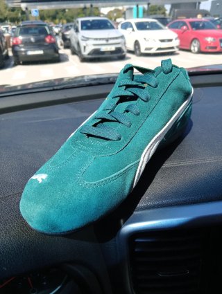 Zapatillas Puma Speedcat Og Verde/Blanco