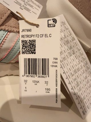 Zapatillas Adidas Talla 32 Beige/Rosa