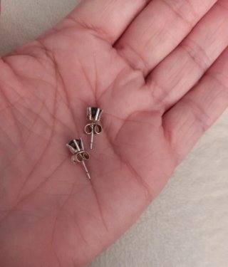Pendientes Plata Piedras Verdes