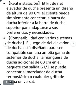 Columna Ducha Acero Inoxidable sin grifo.