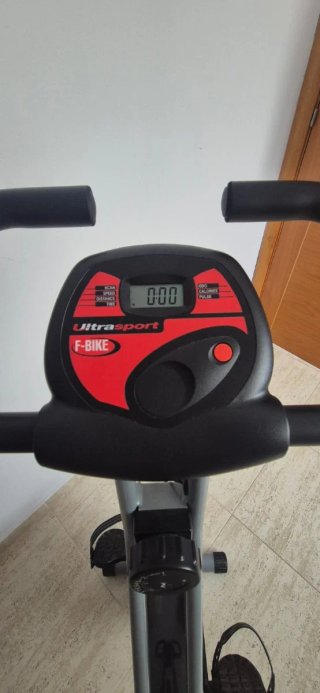 Bicicleta Estática Plegable Gris
