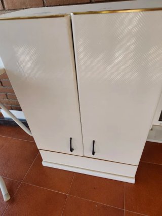 Horno eléctrico y mueble campana