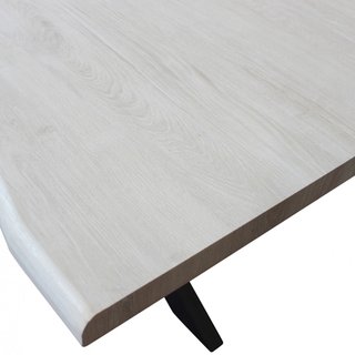Tavolo da Pranzo 160x90cm Moderno Gambe Metallo