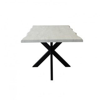 Tavolo da Pranzo 160x90cm Moderno Gambe Metallo