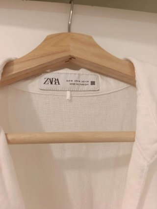 Vestido lino Zara Talla S