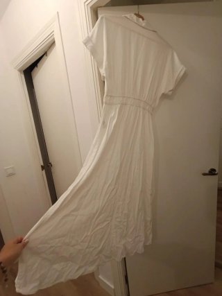 Vestido lino Zara Talla S