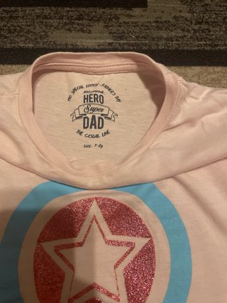 Camiseta Super Kid Rosa Pastel 7-8 años
