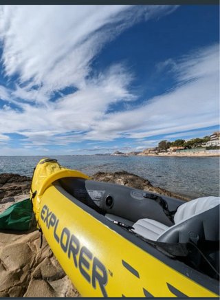 Kayak 2 personas Intex Explorer + remos y bomba