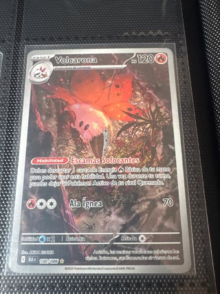 Carta Pokémon Volcarona 100/086