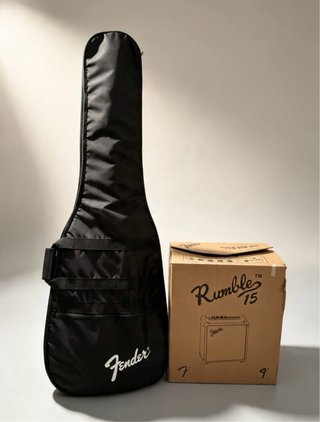 Squier Jazz Bass + Fender Rumble 15