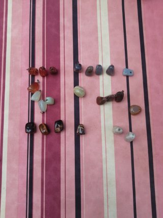 Colgantes de piedras naturales