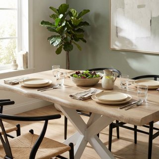 Tavolo da Pranzo 160x90cm Moderno Gambe Metallo