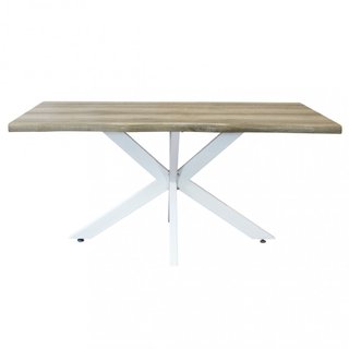 Tavolo da Pranzo 160x90cm Moderno Gambe Metallo