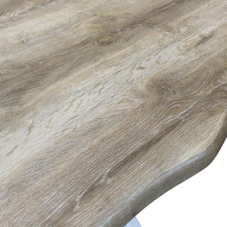 Tavolo da Pranzo 160x90cm Moderno Gambe Metallo