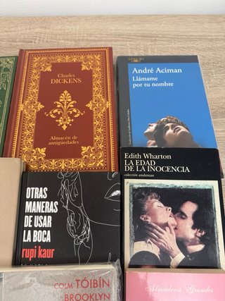 10 libros clasicos y narrativa contemporánea lote