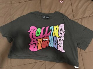 Camiseta Rolling Stones Gris corta