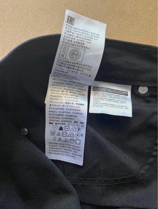 Levi's Pantalón Corto Mujer Negro