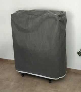 Somier Plegable con Ruedas + Colchón
