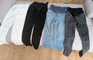 Lote 4 pantalones premamá H&M Talla M