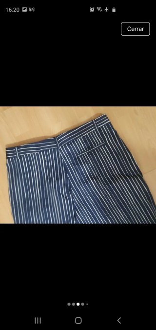 Pantalón rayas Zara Talla M